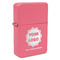 Logo & Company Name Windproof Lighters - Pink - Front/Main