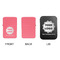 Logo & Company Name Windproof Lighters - Pink, Single Sided, w Lid - APPROVAL