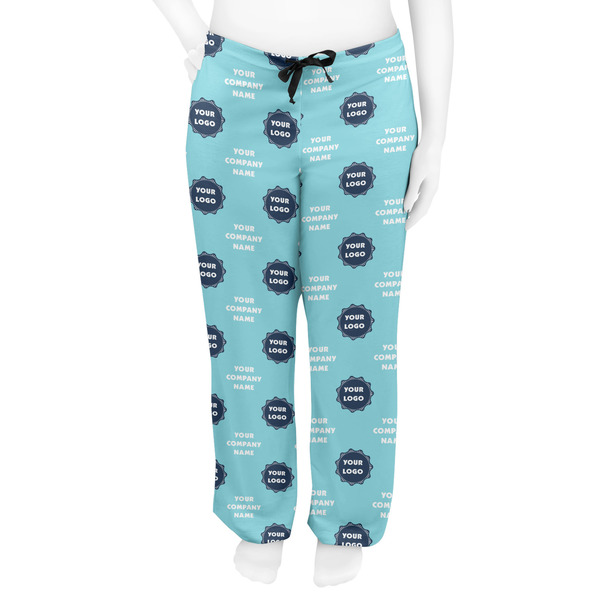 Logo & Company Name Women's Pj on model - Front