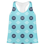 Logo & Company Name Womens Racerback Tank Top - Medium