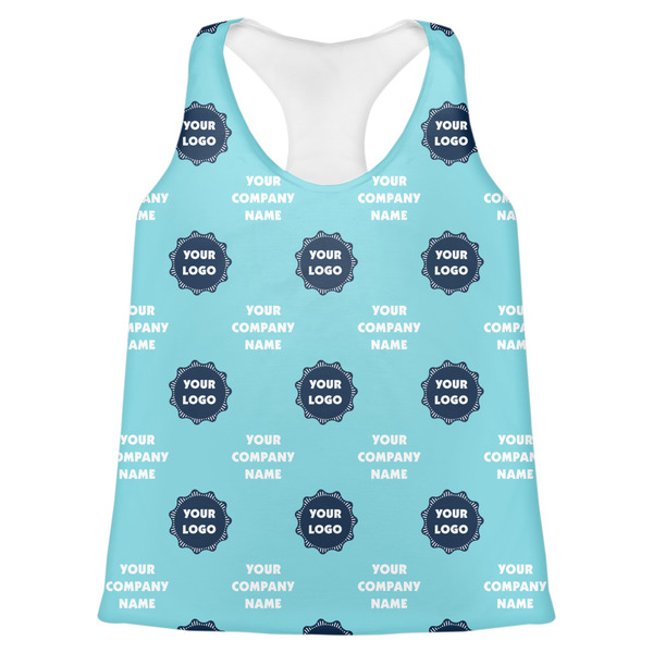 Custom Logo & Company Name Womens Racerback Tank Top