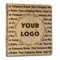 Logo & Company Name Wood 3-Ring Binders - 1" Letter - Front