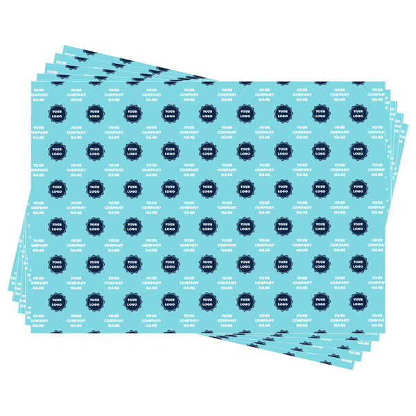 Logo & Company Name Wrapping Paper - 5 Sheets Approval