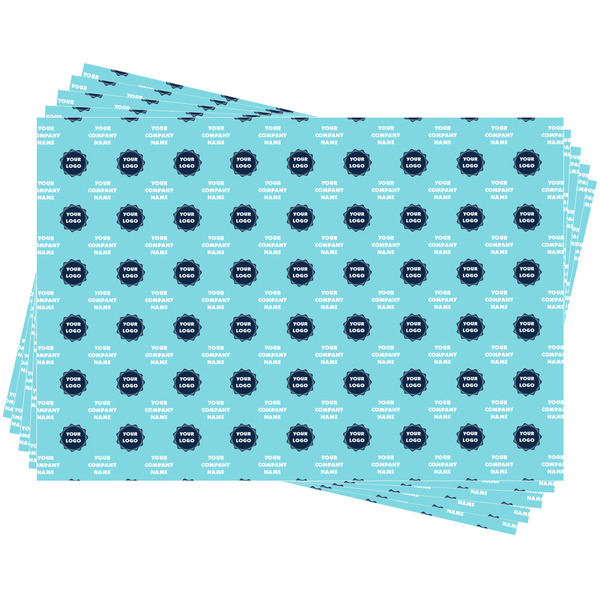 Logo & Company Name Wrapping Paper - Front & Back - Sheets Approval