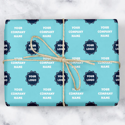 Logo & Company Name Wrapping Paper