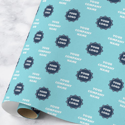 Logo & Company Name Wrapping Paper Roll - Large - Matte