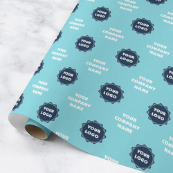 Logo & Company Name Wrapping Paper Roll - Medium - Matte