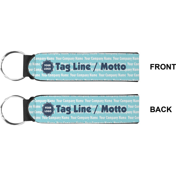Logo & Company Name Wristlet (Front + Back)