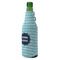 Logo & Company Name Zipper Bottle Cooler - ANGLE (bottle)