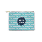 Logo & Company Name Zipper Pouch - Small - 8.5" x 6"