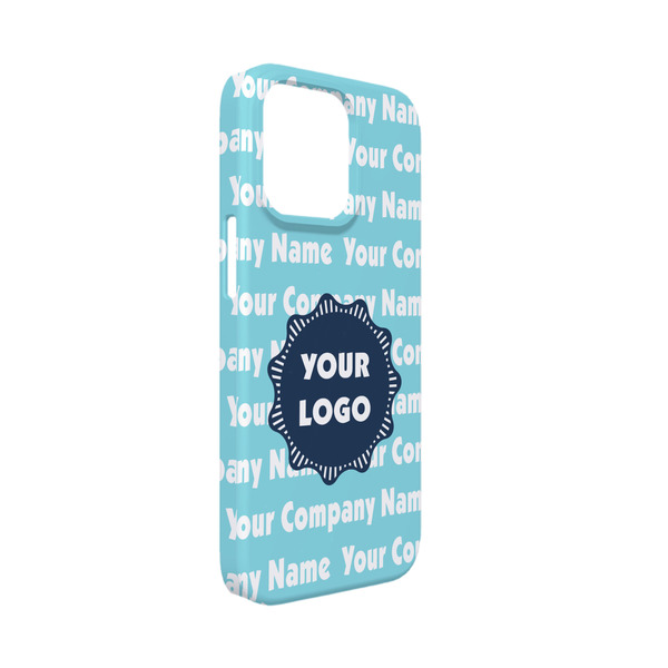 Custom Logo & Company Name iPhone Case - Plastic - iPhone 13 Mini