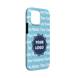 Logo & Company Name iPhone Case - Rubber Lined - iPhone 13 Mini
