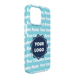 Logo & Company Name iPhone Case - Plastic - iPhone 13 Pro Max