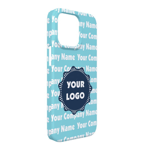 Custom Logo & Company Name iPhone Case - Plastic - iPhone 13 Pro Max