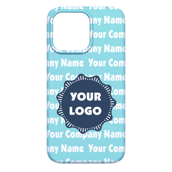Logo & Company Name iPhone 13 Pro Max Case - Back