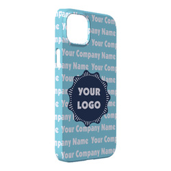Logo & Company Name iPhone Case - Plastic - iPhone 14 Plus