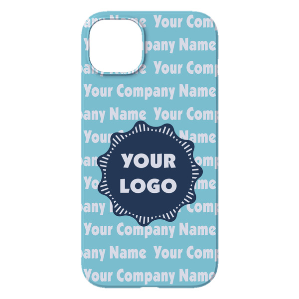 Logo & Company Name iPhone 14 Plus Case - Back