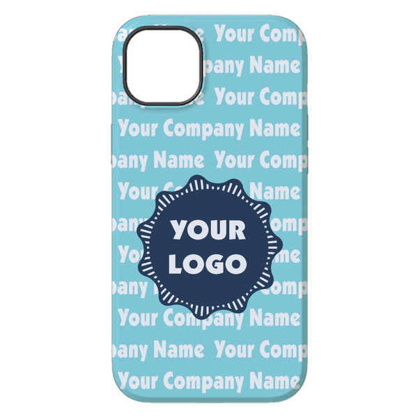 Logo & Company Name iPhone 14 Plus Tough Case - Back