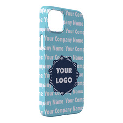 Logo & Company Name iPhone Case - Plastic - iPhone 14 Pro Max