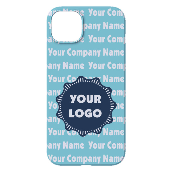 Logo & Company Name iPhone 14 Pro Max Case - Back