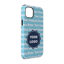 Logo & Company Name iPhone Case - Rubber Lined - iPhone 14 Pro