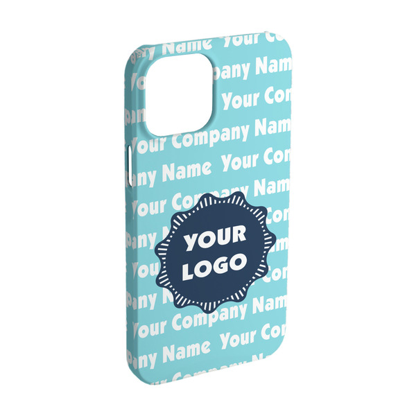 Custom Logo & Company Name iPhone Case - Plastic - iPhone 15