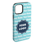 Logo & Company Name iPhone Case - Rubber Lined