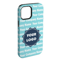 Logo & Company Name iPhone Case - Rubber Lined