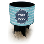 Logo & Company Name Black Beach Spiker Drink Holder