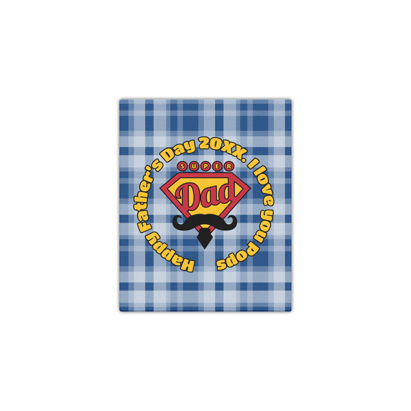 Hipster Dad 11x14 - Canvas Print - Front View