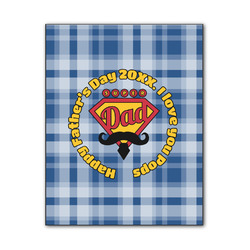 Hipster Dad Wood Print - 11x14 (Personalized)