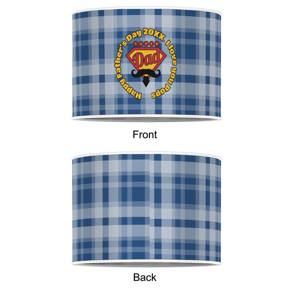 Hipster Dad 12" Drum Lampshade - APPROVAL (Poly Film)