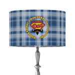 Hipster Dad 12" Drum Lamp Shade - Fabric (Personalized)