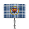 Hipster Dad 12" Drum Lampshade - ON STAND (Fabric)