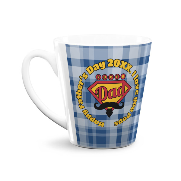 Hipster Dad 12 Oz Latte Mug - Front