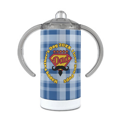 Hipster Dad 12 oz Stainless Steel Sippy Cup (Personalized)