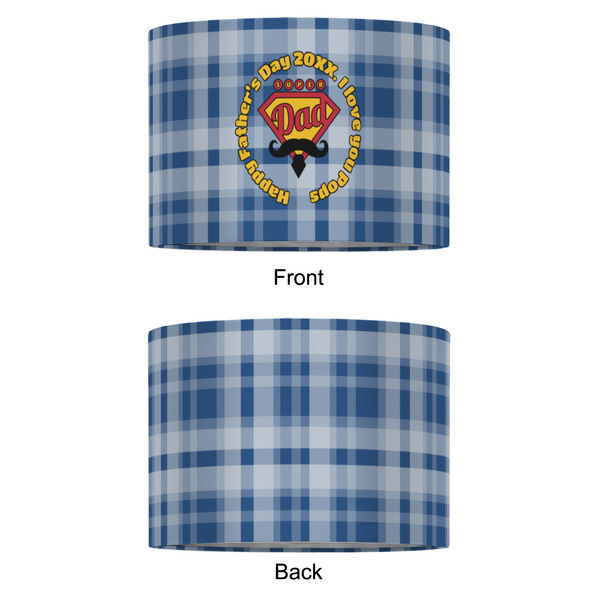 Hipster Dad 16" Drum Lampshade - APPROVAL (Fabric)