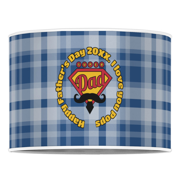 Hipster Dad 16" Drum Lampshade - FRONT (Poly Film)