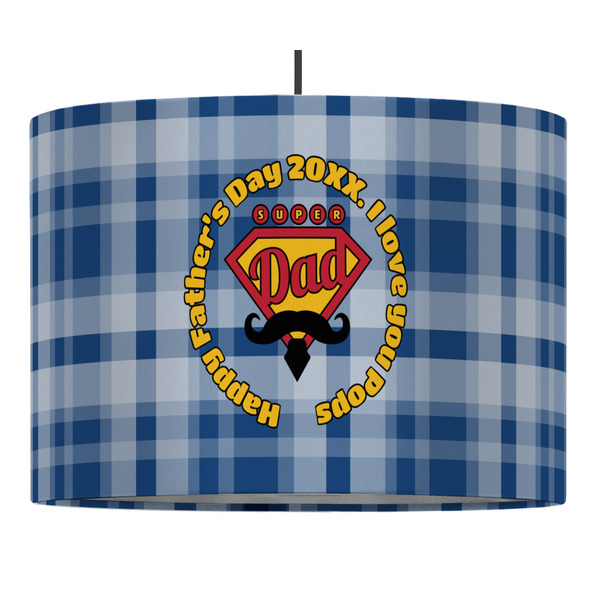 Custom Hipster Dad Drum Pendant Lamp (Personalized)