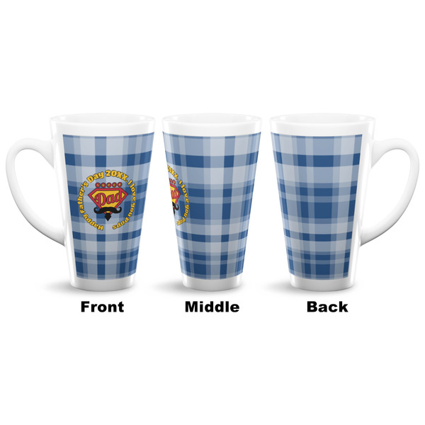 Hipster Dad 16 Oz Latte Mug - Approval