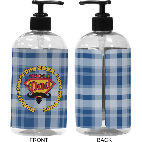 Hipster Dad 16 oz Plastic Liquid Dispenser (Approval)