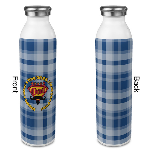 Hipster Dad 20oz Water Bottles - Full Print - Approval