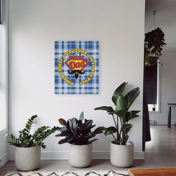 Hipster Dad 20x24 - Canvas Print - In Context