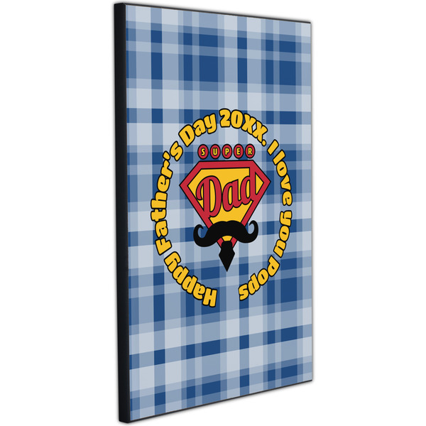 Hipster Dad 20x30 Wood Print - Angle View