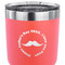Hipster Dad 30 oz Stainless Steel Ringneck Tumbler - Coral - CLOSE UP