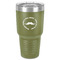 Hipster Dad 30 oz Stainless Steel Tumbler - Olive - Single-Sided (Personalized)