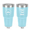 Hipster Dad 30 oz Stainless Steel Tumbler - Teal - Double-Sided (Personalized)