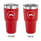 Hipster Dad 30 oz Stainless Steel Ringneck Tumblers - Red - Double Sided - APPROVAL