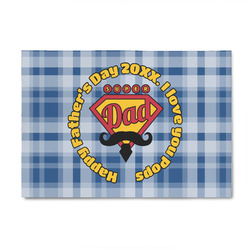 Hipster Dad 4' x 6' Patio Rug (Personalized)