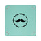 Hipster Dad 6" x 6" Teal Leatherette Snap Up Tray - APPROVAL